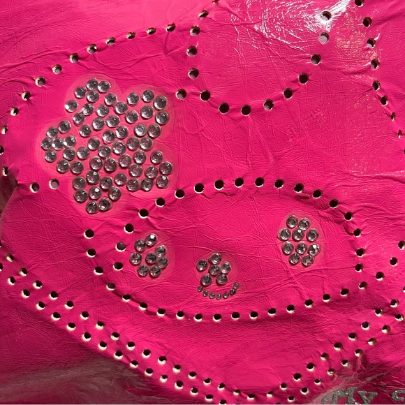 Vintage Y2K 2000s mcbling Sanrio hello kitty rhinestone my melody 2007 tote - Picture 2 of 5